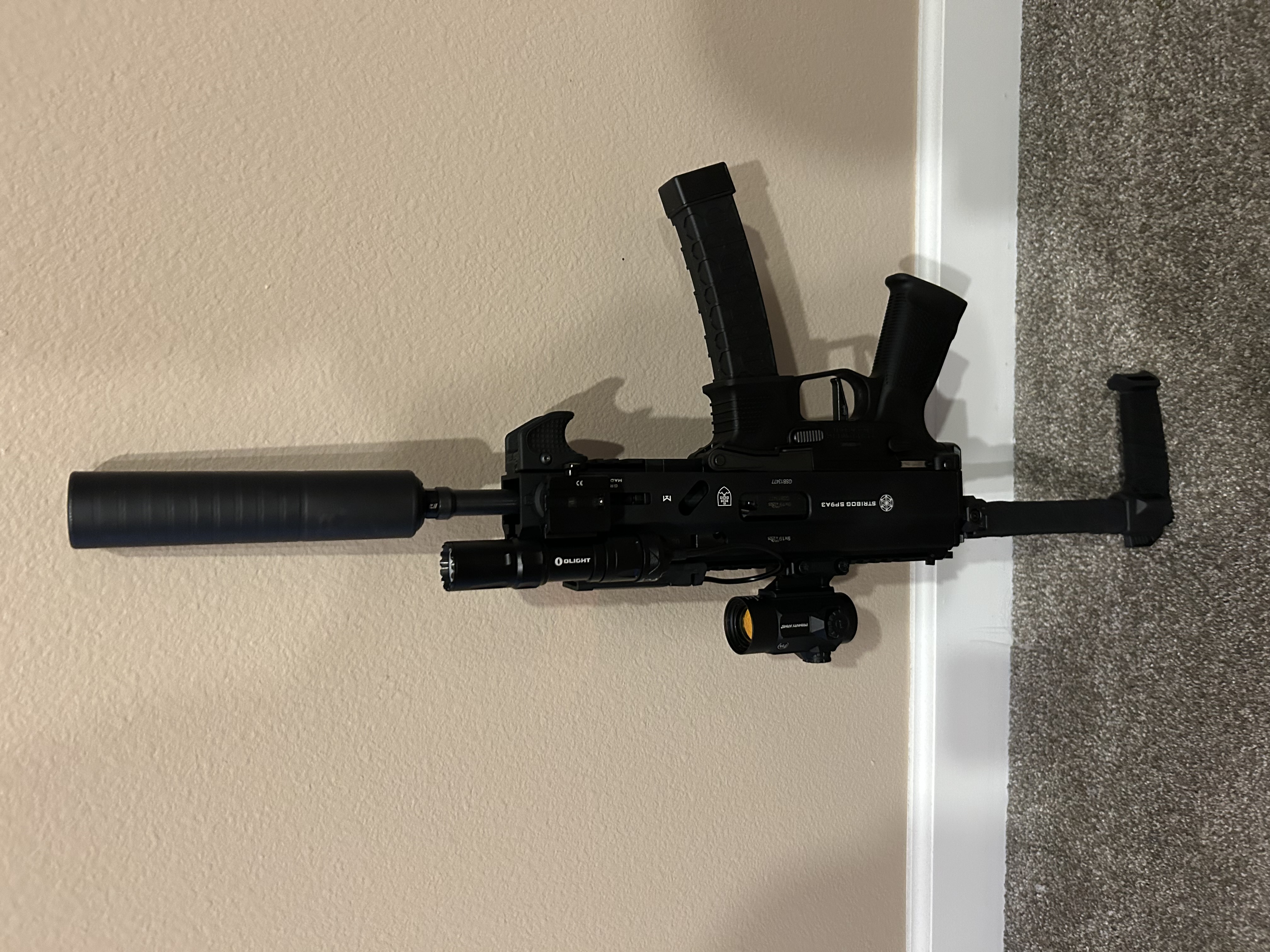 Customer review photo for Grand Power Stribog SP9-A3 Tactical 9mm Pistol 8" 3-30rd Mags